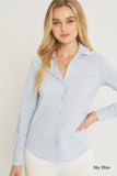 Nora Button Up in Blue